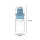 Portable Oil Bottle with Brush Barbecue Baking BBQ Liquid Gadgets (Blue)