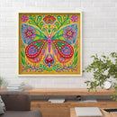 DIY Diamond Painted Butterfly Partial Special Rhinestone Set