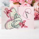 5D DIY Drills Diamond Painting Valentine Greeting Card Party Birthday Gifts
