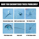 Liquid Kit Tool Windshield Cracked Car Window Glass Repair Fluid Curing Restore