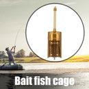 Bait Feeder Cages Carp Fishing Pellet Ground Worm Lure Trap Holder Sinker T