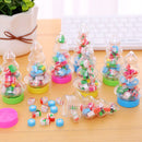 Bottled Eraser Cute Merry Christmas Erasers Novelty Santa Tree Mini Rubber Set