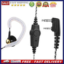 HB-70 2Pin K Type Removable Interphone Headphones with PPT Mic for Baofeng