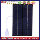 USB Solar Panel 5W 5V DIY Solar Charger 88x142mm for 3-5V Battery/Mobile Ph