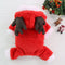 #A Christmas Decoration Winter Dog Sweater Cartoon Kitten Puppy Outfit Pet Suppl