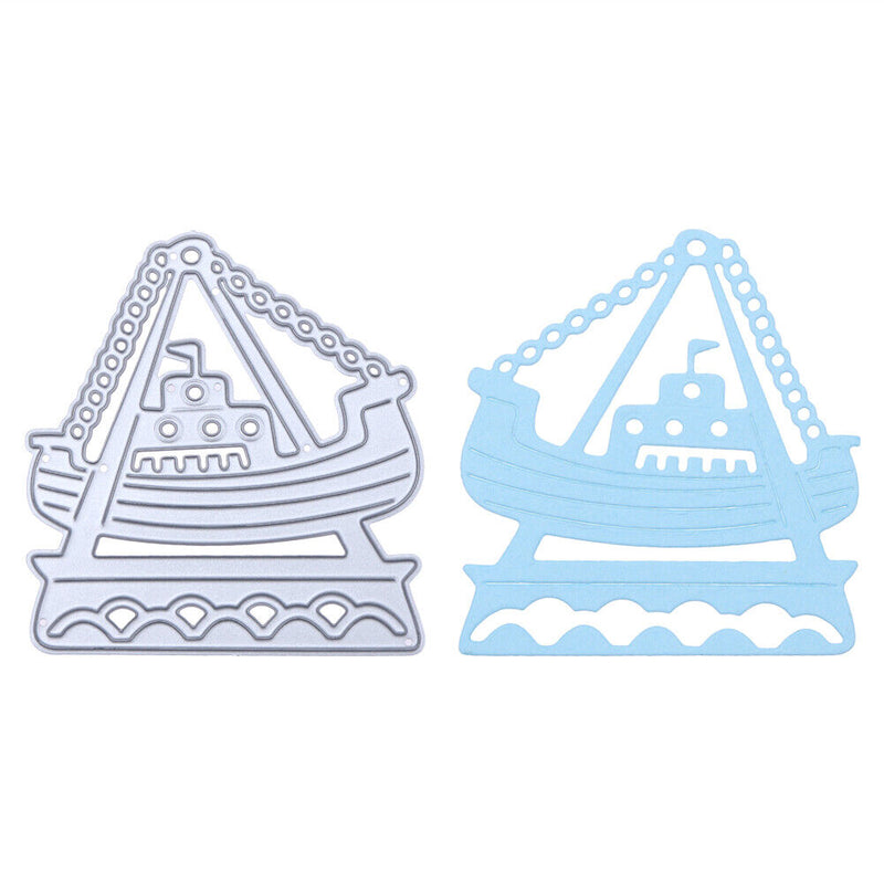 Pirate Ship DIY Puzzle Metal Stencil Scrapbook Craft Cutting Die