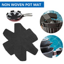 Pan Pot Protectors - Polyester Prevent Scratching Pot Separator for Glass Pan
