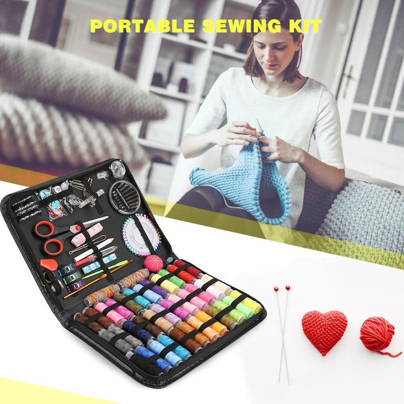 183pcs Large Capacity Craft Threads Sewing Kits for Hand Quilting Stitching