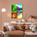 11CT Full Cross Stitch Four Seasons Tree Counted DIY Cotton Thread Needleworks