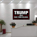 Donald Trump Flag Banner America Voting Customized Outdoor Yard Bunting 90x
