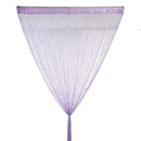 Decorative String Curtain Beads Wall Panel Fringe Room Door Window purple
