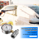 6000PSI/40MPa Pressure Washer Pressure Gauge with 3/8in Quick Disconnet Fitting