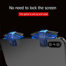 2pcs X7 Phone Gamepad Trigger Fire Button Aim Key Smartphone Controller for PUBG
