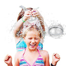 Reusable Water Fight Splash Ball Toys for Party Beach Backyard (White)