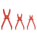 3pcs/set Flexible Fuel Water Line Hose Pinch Off Pliers Plastic Free Hands Clamp
