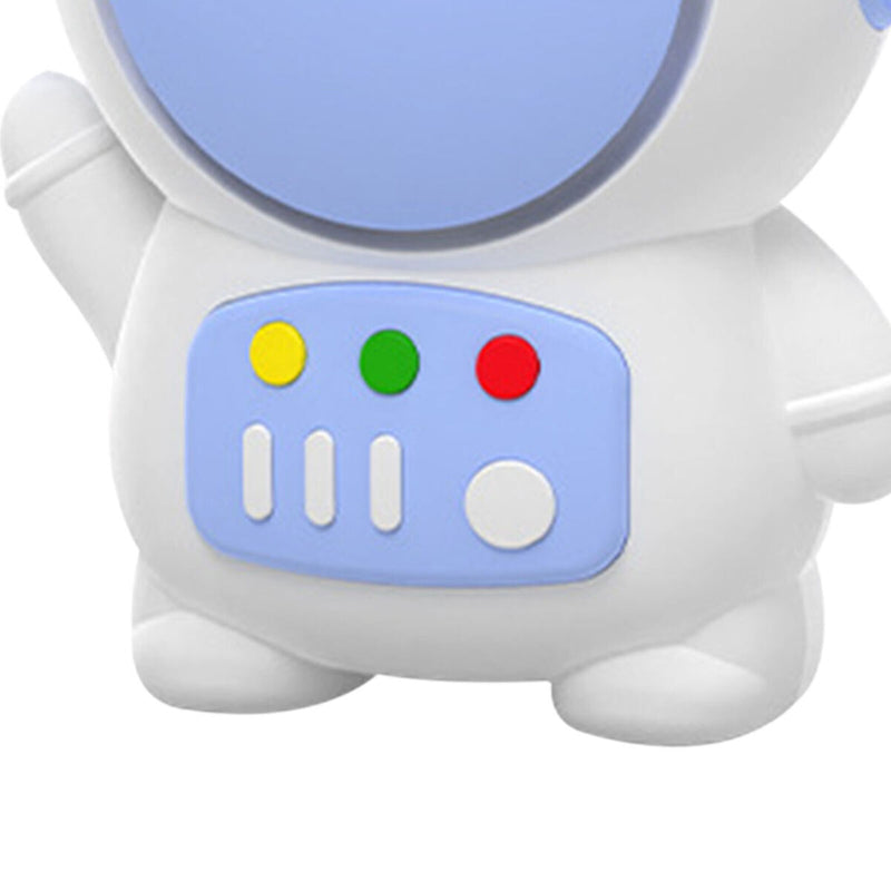 Mini Astronaut Fan USB Rechargeable Portable Bladeless Fan (Light Blue)