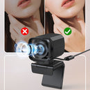 Camera Rotatable HD 1080P Webcam USB Webcam HD Video Camera Computer Webcam