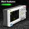 2 in 1 2 Channels 7 inch TFT LCD Digital Oscilloscope Signal Generator