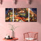 3pcs Various Foods Oil Paint By Numbers Kits DIY Handpainted Home Decoration