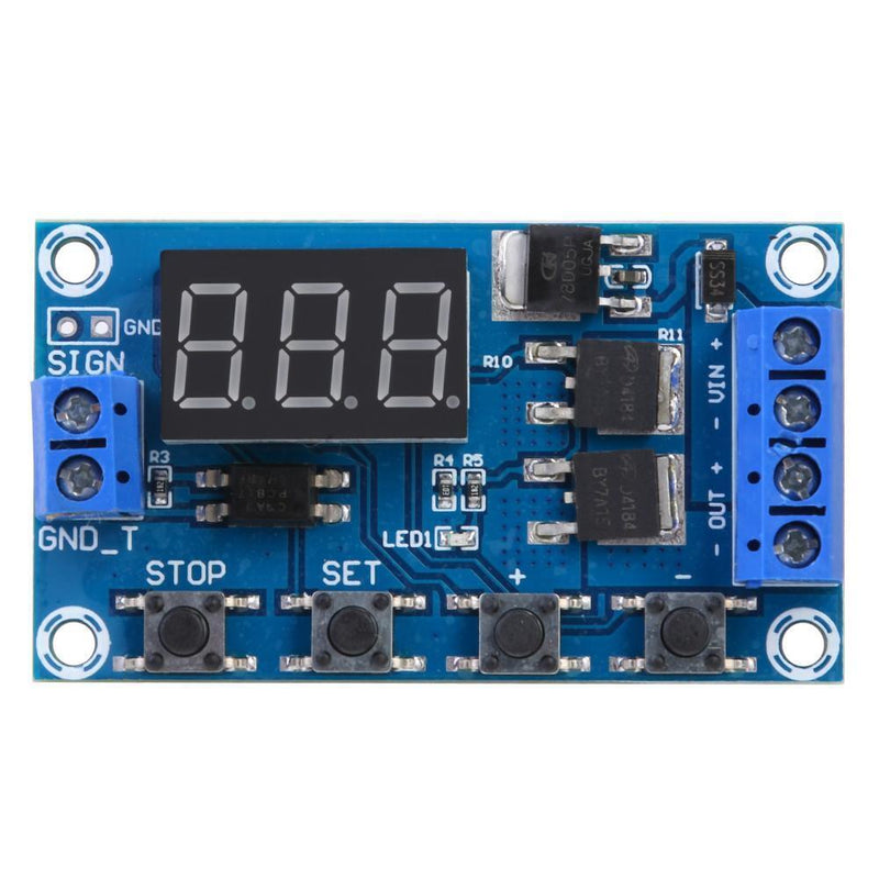 DC12V 24V Dual MOS Time Delay Trigger Cycle Timer Control Module w/Optocoupler