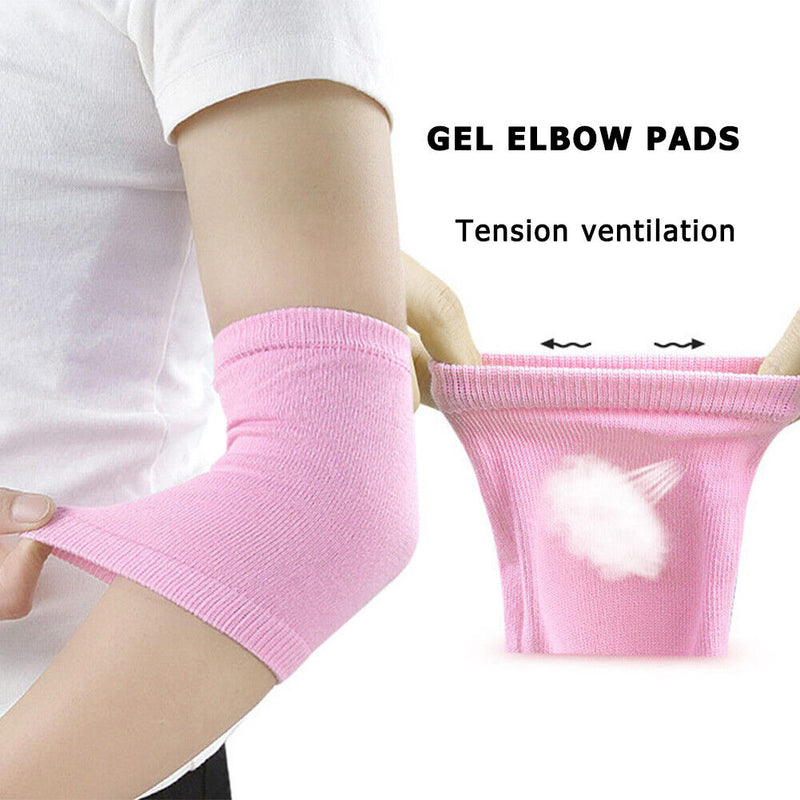 2pcs Moisturizing Gel Elbow Pads Skin Care Nursing Sleeves Protector Guard Newly