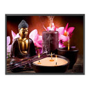 Full Cross Stitch 11CT Buddha Stamped Embroidery DIY Handmade Needlework Kits