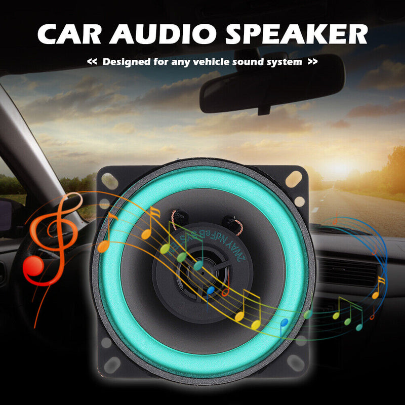 4"" 2 Way 100W Car Audio HiFi Coaxial Speaker Car Stereo Loudsspeaker VO-402
