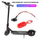 Electric Scooter Charging Port+Plastic Charger Power Cable Plug Cover for M