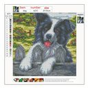5D DIY Full Drill Diamond Painting Dog Cross Stitch Embroidery Mosaic Kit Newly