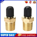 5x2pcs 1/4in Brass Tire Tyre Air Compressor Tank Fill Valves
