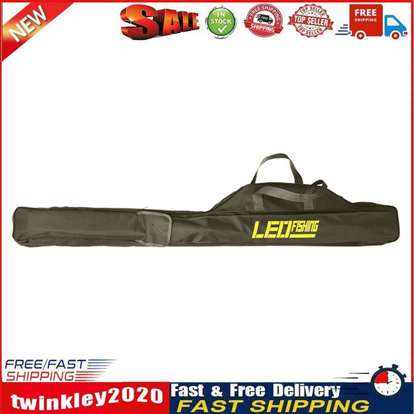 Foldable Fishing Rod Bag Waterproof Fishing Rod Carrier (Army Green 1.5m) Newly