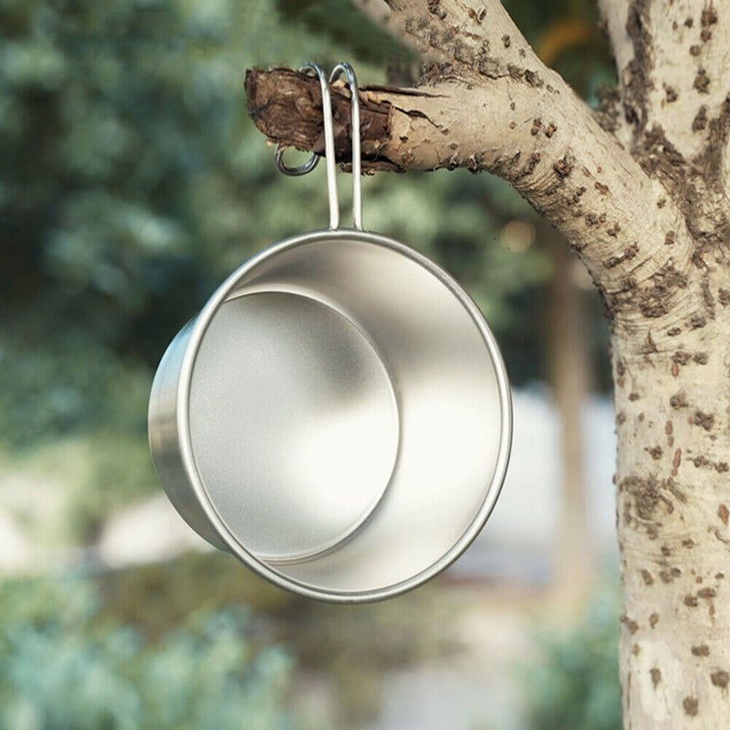 Stainless Steel Bowl Bowl Convenient for Outdoor Camping Backpack Bowl