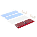 SSD Heatsink Radiator Cooler M.2 2280 NVME Heat Dissipation Pads (Red) Newly