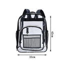 PVC Waterproof Portable Schoolbag Travel Solid Transparent Large Storage Bag
