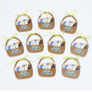 Handcraft DIY Wood Chips Wooden Craft Hanging Ornaments Easter Decorations