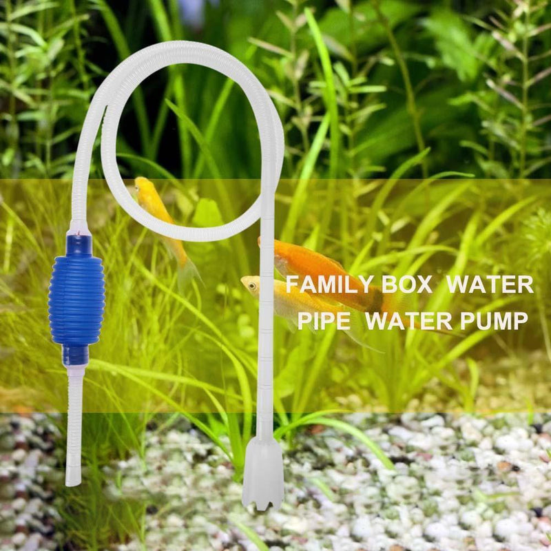 Aquarium Fish Tank Vacuum Siphon Gravel Suction Pipe Cleaner Water Change Tool