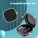 For SoundPEATS Air2/Air2+ Wireless Earbuds Case TPU Protector (Transparent)