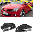Carbon Fiber Look Door Wing Mirror Covers For Opel Vauxhall Astra H 2004-2013