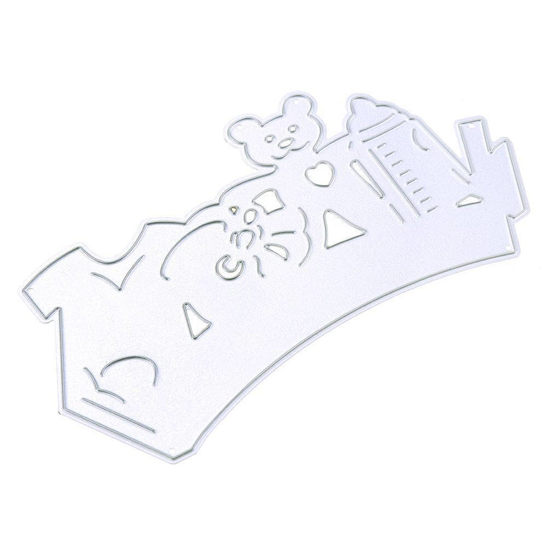 DIY Baby Care Bottle Mold Cutting Dies Scrapbooking Metal Paper Card