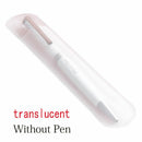 Affairs Frosted Glossy Solid Color Plastic Translucent Pencil Bag Pen Pouch
