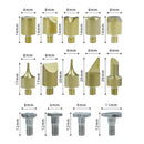 Stencil Pyrography Marking Wood Burning Pen Tips Kit Soldering Iron Head Set