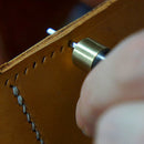 DIY Leather Craft Sandalwood Rhombus Leather Reaming Awl Tool (M) Newly
