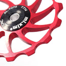 Mi Xim Mountain Bike Rear Derailleur Bearing Pulley Guide Wheel (Red 14T) Newly