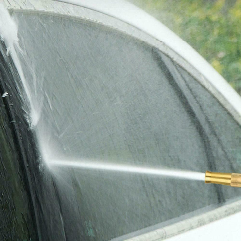 Adjustable Spray Water Gun Nozzle Brass Wash Watering Head Garden Gun Hose A6O0