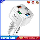 #A 4USB Car Chargers 4 Ports Charging Head PC Fireproof Fast Charging Adapter