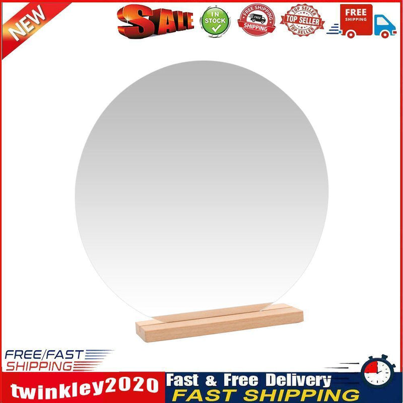 Acrylic Vanity Mirror Irregular Mirror Home Desktop Makeup Decor (JZ011) Newly