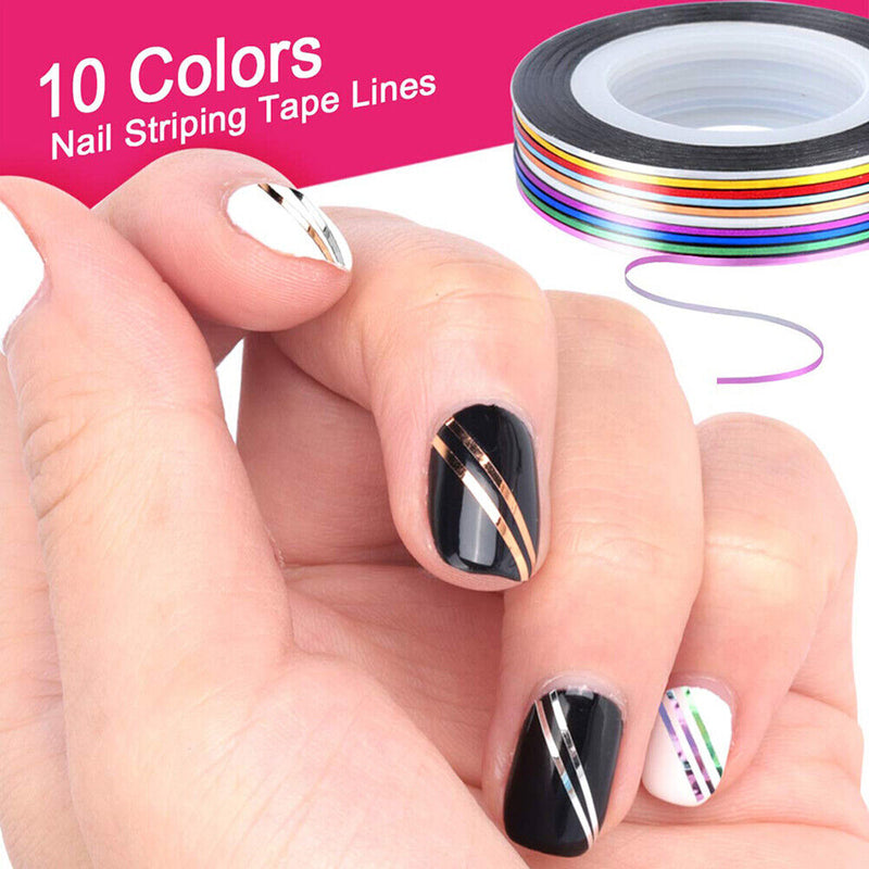 Nail Art Tools Kit Acrylic Nail Brush Painting Pen DIY Foil Manicure Accessor