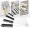 #A 10pcs Stainless Glass Tube Cleaner Brushes Bottle Pipe Brush Household Clea