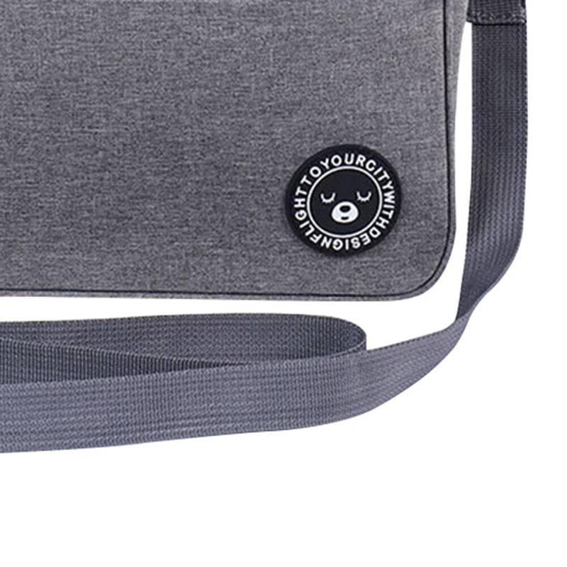 Portable Lunch Insulation Bag Waterproof Food Ice Pack Thermal Bags (Gray) Newly