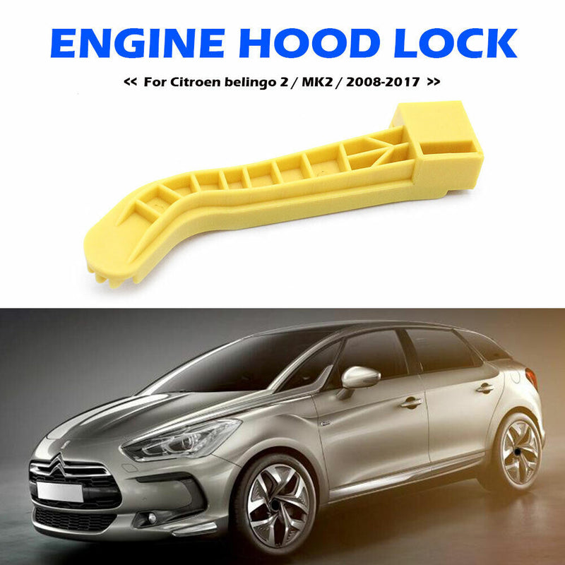 Bonnet Lock Catch Handle for Peugeot Partner Citroen Berlingo 2008-2017
